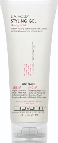 GIOVANNI L.A. Hold Styling Gel, Strong Hold, Vegan