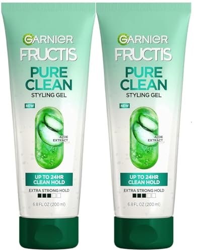Garnier Fructis Style Pure Clean Styling Gel, 2 Pack