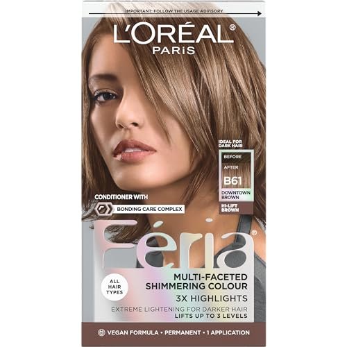 L'Oreal Paris Feria Multi-Faceted Shimmering Permanent Hair...