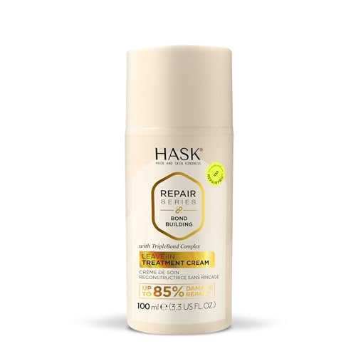 HASK Bond Building Argan Leave-In Treatment Cream, 3.3 oz