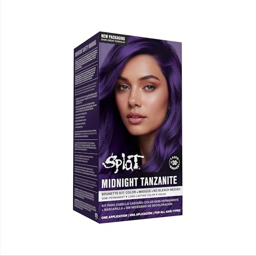 Splat Midnight Tanzanite Semi Permanent Hair Dye Kit, 1...