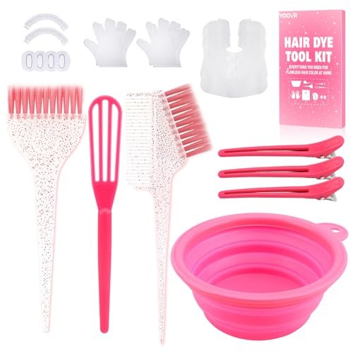 YOOVR 19pcs Hair Bleach Dye Kit with tools