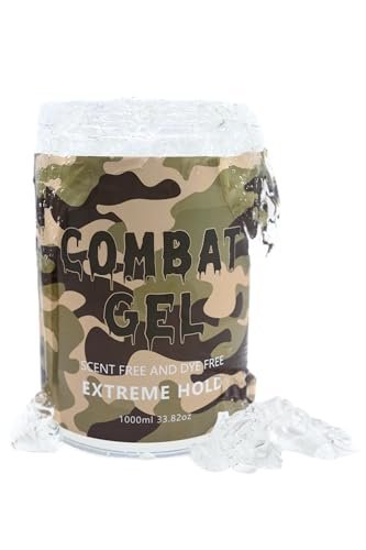 Combat Gel extreme hold hair gel (1000ML, Unscented)