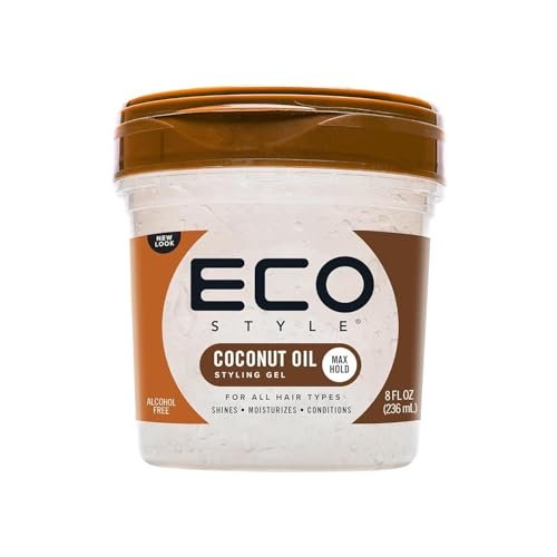Eco Style Coconut Oil Styling Gel - Moisturizes, adds...