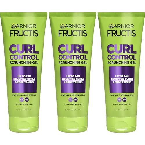Garnier Fructis Curl Control Scrunching Hair Gel, for curly...