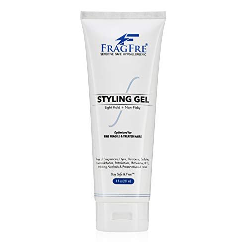 FRAGFRE Light Hold Hair Gel Fragrance Free for fine hair.