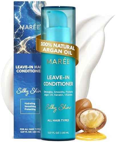 MAREE Leave-In Conditioner Hair Gloss for Dry Damaged Curly...
