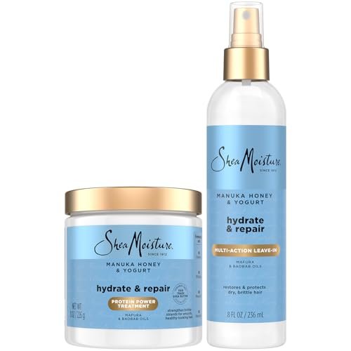 SheaMoisture Leave-In Conditioner + Mask, Manuka Honey...