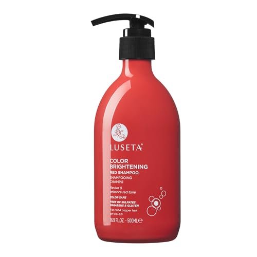 Luseta Red Hair Color Brightening Shampoo 16.9oz