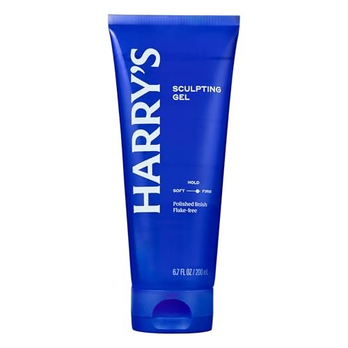 Harry's Sculpting Hair Gel for Men with firm polished hold.
