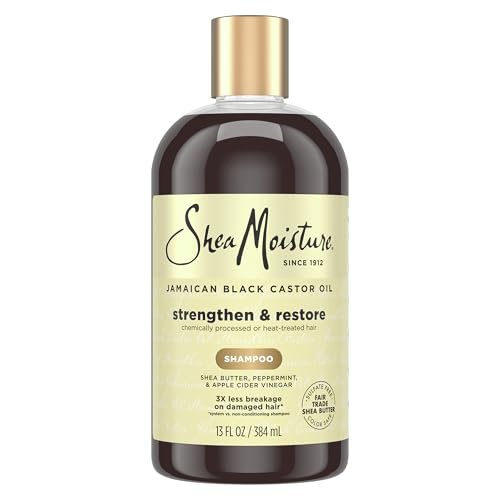 Shea Moisture Strengthen and Restore Shampoo for Damaged...