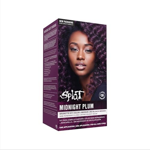 Splat Midnight Plum Semi Permanent Hair Dye Kit