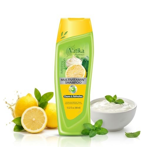 Vatika Naturals Lemon Shampoo Yoghurt & Mint Hair Care