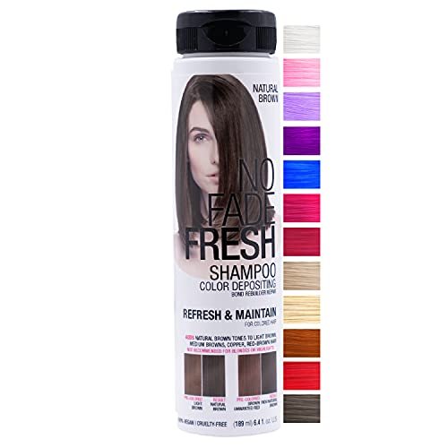 Natural Brown Color Depositing Shampoo - Semi Permanent...