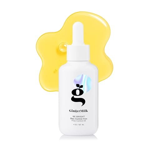 Anti-Frizz Hair Oil with Ginger, Argan & Castor for Frizz