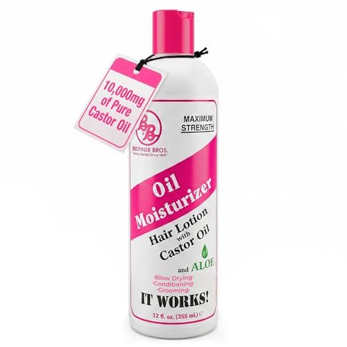 Bronner Bros Oil Moisturizer Hair Lotion with Castor Oil