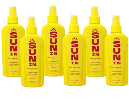 Sun-In Hair Lightener, Lemon 4.7 fl oz (Pack of 6)
