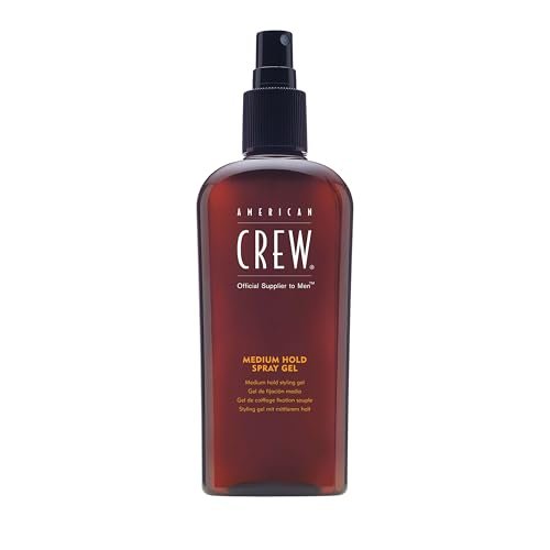 American Crew Men's Spray Gel, Medium Hold, Natural Finish