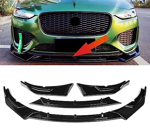 3 Pieces Car Front Bumper Lip Spoiler Jaguar XE