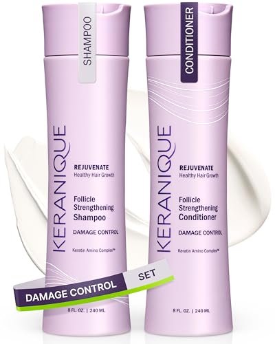 Keranique Damage Control Anti-Breakage Shampoo &...