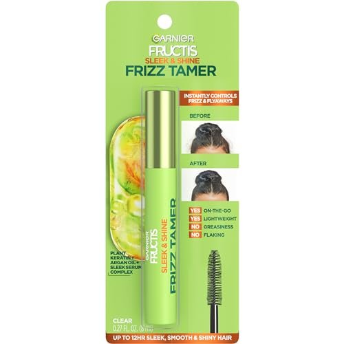 Garnier Fructis Sleek & Shine Frizz Tamer hair serum wand.