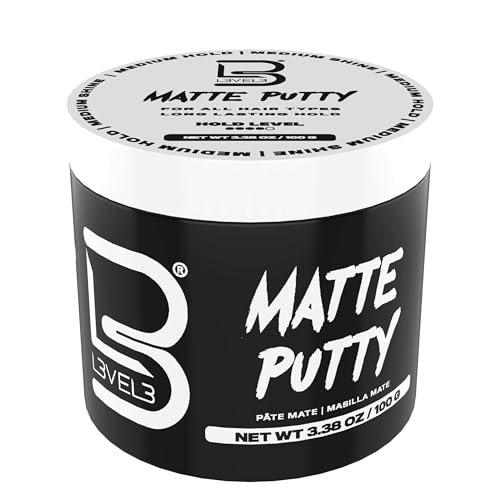L3 Level 3 Matte Putty Grooming Hair Product for All