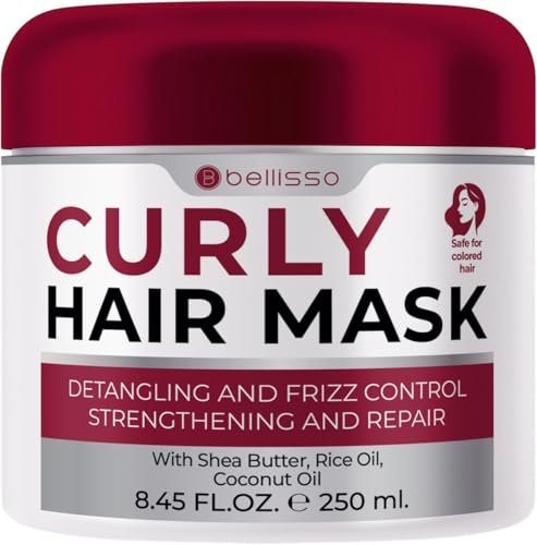 Curly Hair Mask - Deep Conditioning, Curl Enhancing Repair...