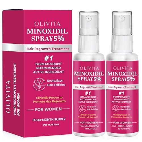 5% Minoxidil Spray for Women Hair Growth: Extra Strength...