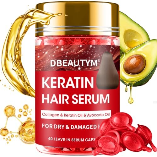 Keratin Hair Treatment,Hair Serum for Frizzy & Dry Hair Oil