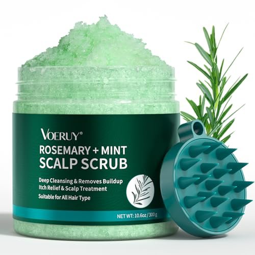 VOERUY Scalp Scrub, Rosemary Scalp Exfoliator Scrub with...