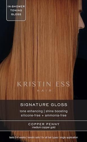Kristin Ess Hair Copper + Auburn Hair Gloss Deep...